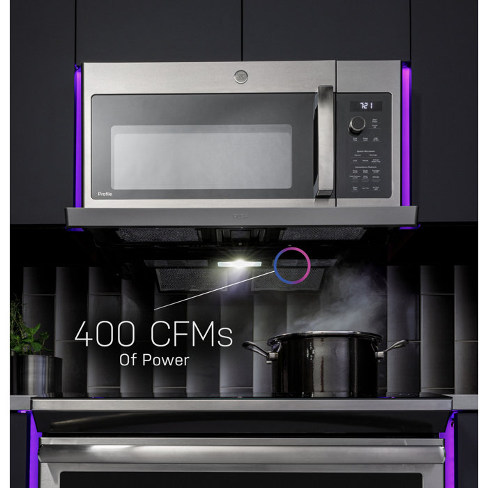 GE Profile 2.2 Cu. Ft. OverTheRange Sensor Microwave Oven & Reviews